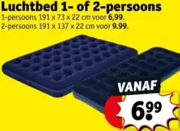 Kruidvat Luchtbed 1- of 2-persoons aanbieding