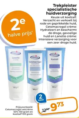Trekpleister Trekpleister specialistische huidverzorging aanbieding