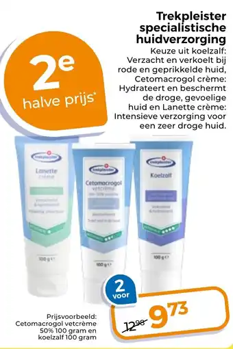 Trekpleister Trekpleister specialistische huidverzorging aanbieding
