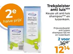 Trekpleister Trekpleister anti luis aanbieding