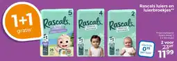 Trekpleister Rascals luiers en luierbroekjes aanbieding
