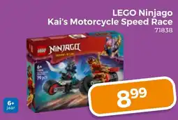 Trekpleister LEGO Ninjago Kai's Motorcycle Speed Race aanbieding