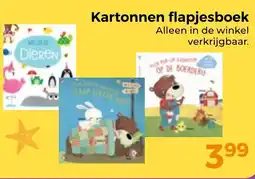 Trekpleister Kartonnen flapjesboek aanbieding