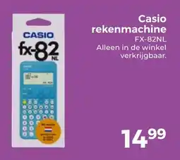 Trekpleister Casio rekenmachine aanbieding
