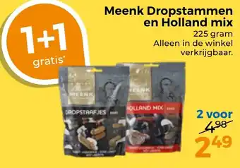 Trekpleister Meenk Dropstammen en Holland mix aanbieding