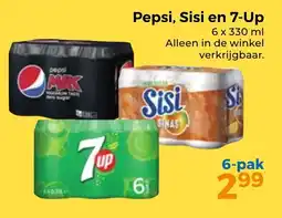 Trekpleister Pepsi, Sisi en 7Up aanbieding
