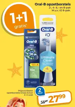 Trekpleister Oral-B opzetborstels aanbieding