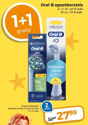 Trekpleister Oral-B opzetborstels aanbieding