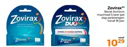 Trekpleister Zovirax aanbieding