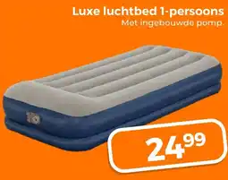 Trekpleister Luxe luchtbed 1 persoons aanbieding