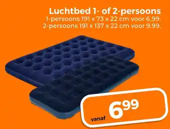 Trekpleister Luchtbed 1 of 2 persoons aanbieding