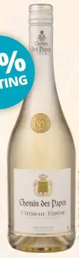 Mitra Chemin des Papes Cotes du Rhone Blanc aanbieding