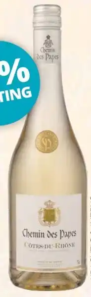 Mitra Chemin des Papes Cotes du Rhone Blanc aanbieding