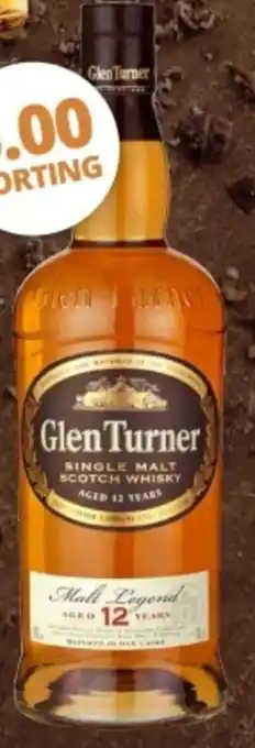 Mitra Glen Turner 12 Yrs Single Malt aanbieding