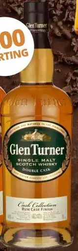 Mitra Glen Turner Rum Cask Finish Single Malt Speyside aanbieding