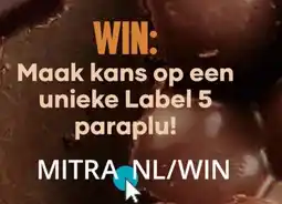 Mitra Maak kans op een unieke Label 5 paraplu! aanbieding