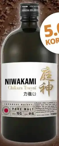 Mitra Niwakami Chikara Tsuyoi Pure Malt Whisky Overige Yamanashi Prefecture aanbieding