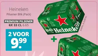 Mitra Heineken Pilsener Blik Pack aanbieding