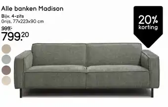 Leen Bakker Alle banken Madison aanbieding