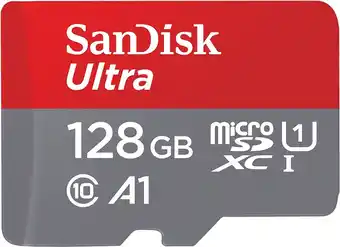 Bol.com SanDisk 128 GB Micro SD Ultra 120 MB/s UHS-I A1 Class 10 aanbieding