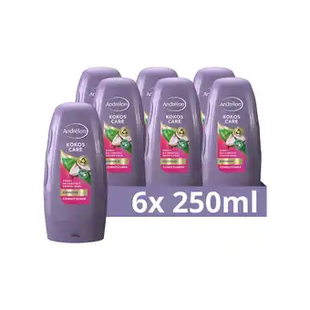 Bol.com Andrélon Conditioner - Kokos Care - verrijkt met kokosolie en kokosmelk - 6 x 250 ml aanbieding