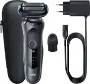 Bol.com Braun Series 6 61-N1000s Scheerapparaat met scheerblad Zwart Grijs aanbieding