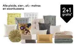 Leen Bakker Alle plaids, sier, zit, matras en woonkussens aanbieding