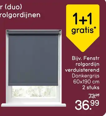 Leen Bakker Fenstr rolgordijn verduisterend aanbieding