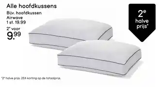 Leen Bakker Alle hoofdkussens aanbieding