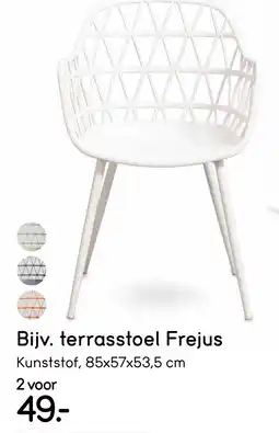 Leen Bakker Terrasstoel Frejus aanbieding