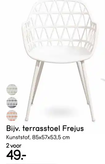 Leen Bakker Terrasstoel Frejus aanbieding