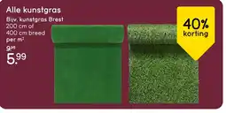 Leen Bakker Alle kunstgras aanbieding