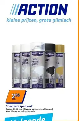 Action Spectrum spuitverf aanbieding
