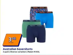 Action Australian boxershorts aanbieding