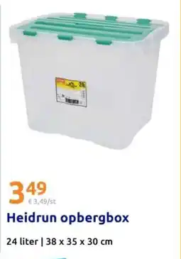 Action Heidrun opbergbox aanbieding