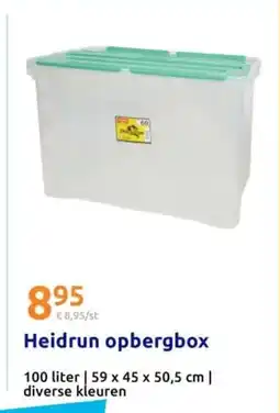 Action Heidrun opbergbox aanbieding
