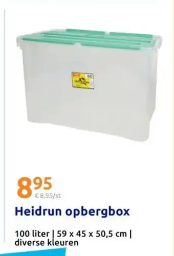Action Heidrun opbergbox aanbieding