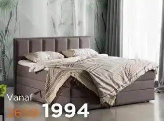 TotaalBED Opbergboxspring Berlijn met klep aanbieding