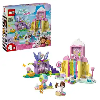 Intertoys LEGO Gabby's Dollhouse snoepjesberg en kittentuin 11205 aanbieding