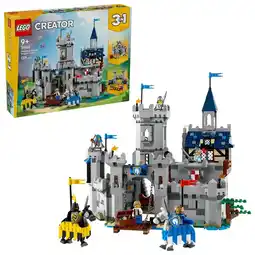 Intertoys LEGO Creator 3-in-1 middeleeuws kasteel met ridders te paard 31168 aanbieding
