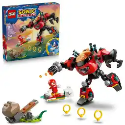 Intertoys LEGO Sonic the Hedgehog Knuckles vs. Dr. Eggman Egg Crusher mecha 77005 aanbieding