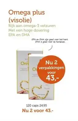 De Rode Pilaren Omega plus (visolie) aanbieding