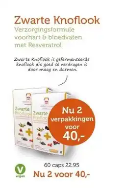 De Rode Pilaren Zwarte Knoflook aanbieding