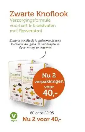 De Rode Pilaren Zwarte Knoflook aanbieding