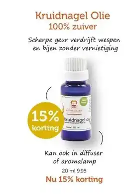 De Rode Pilaren Kruidnagel Olie 100% zuiver aanbieding