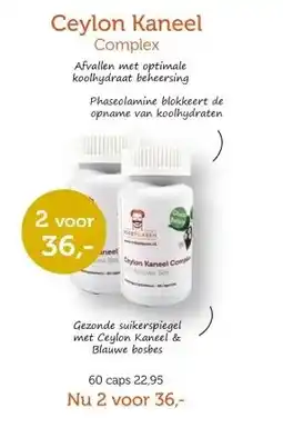 De Rode Pilaren Ceylon Kaneel Complex aanbieding