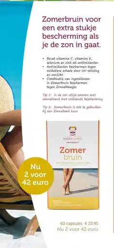 De Rode Pilaren Zomer bruin aanbieding