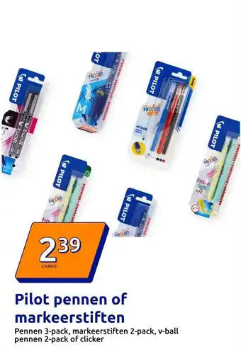 Action Pilot pennen of markeerstiften aanbieding
