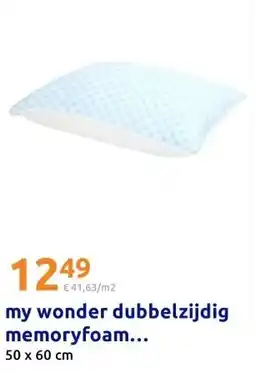 Action my wonder dubbelzijdig memoryfoam... aanbieding