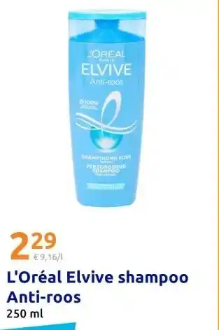 Action L'Oréal Elvive shampoo Anti-roos aanbieding